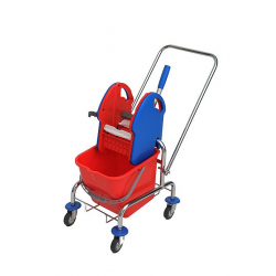 Wózek 1x17l SPLAST z rączką / chromowany #WCH-0021